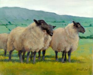 "Green Pastures" by Irish artist Marie Woods